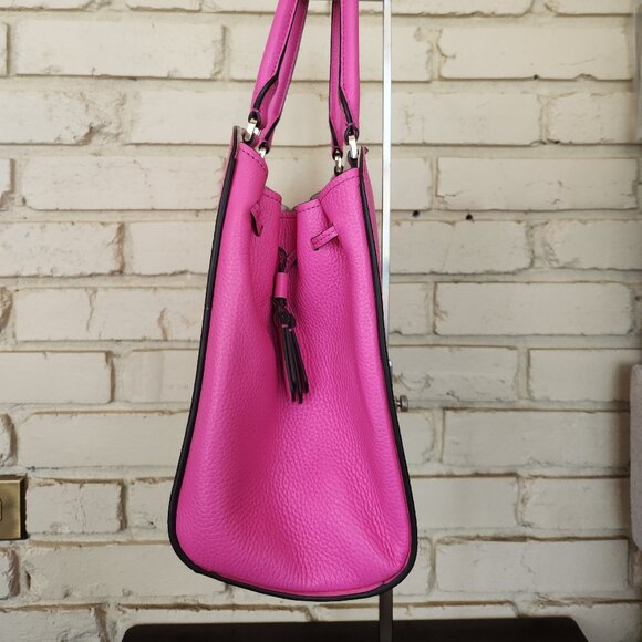 Euc Kate Spade NY Tegan Bright Pink Leather Shoulder Bag - Picture 7 of 15